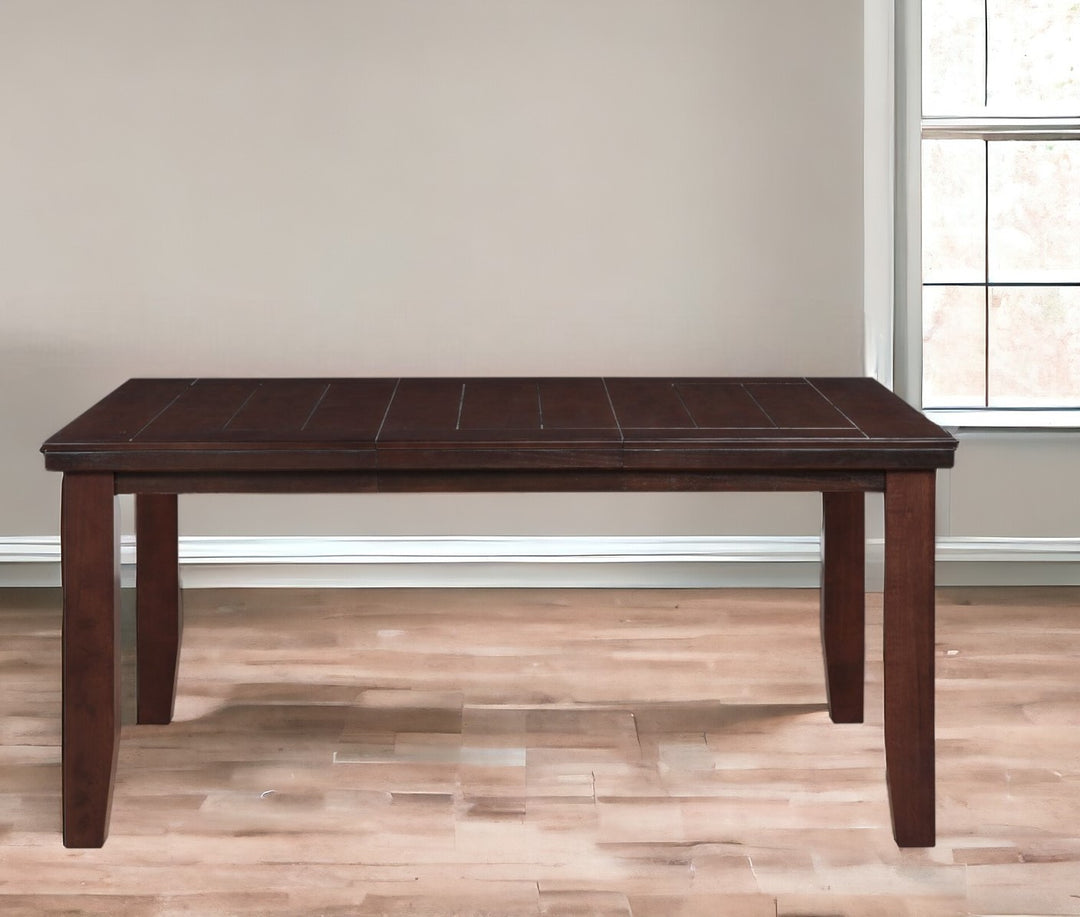 48" Dark Brown Dining Table