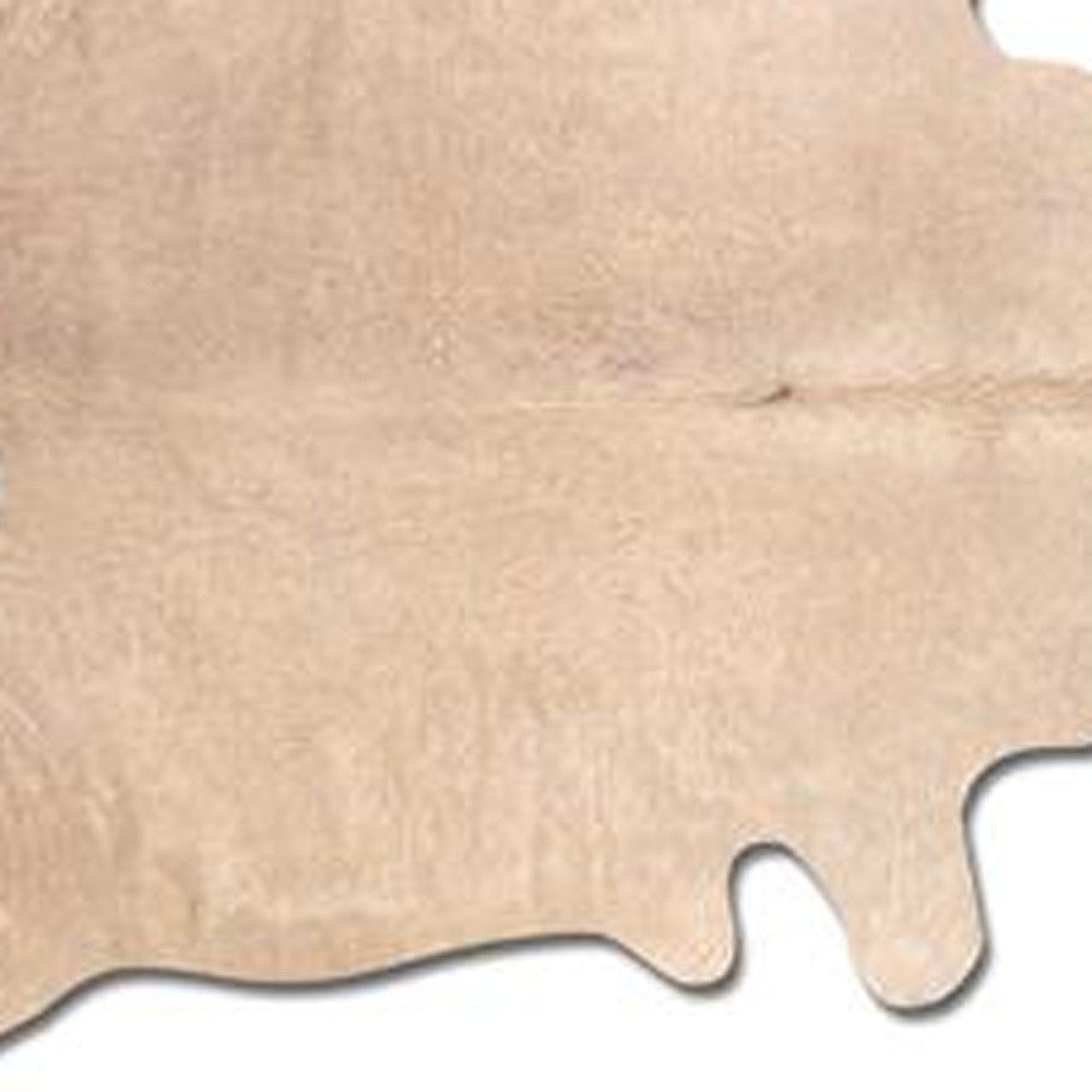 60" X 84" Chocolate And Gold Cowhide - Area Rug