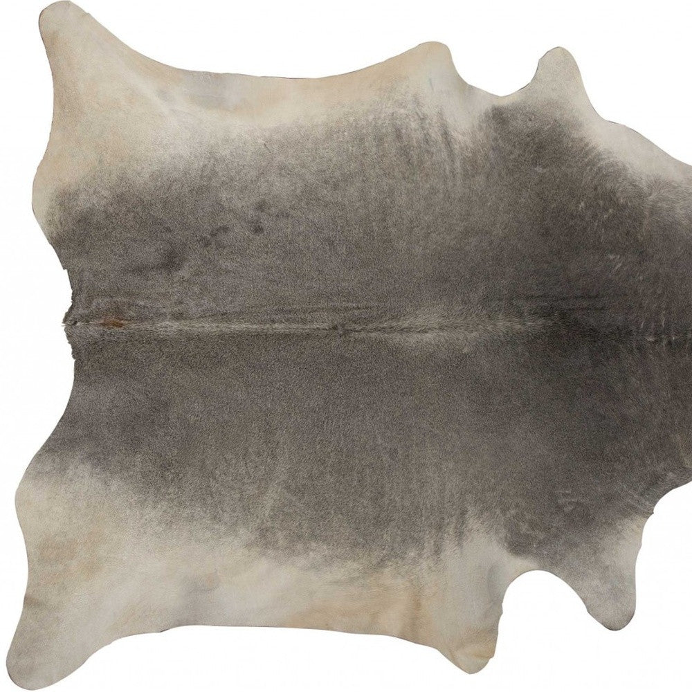 60" X 84" Chocolate And Gold Cowhide - Area Rug