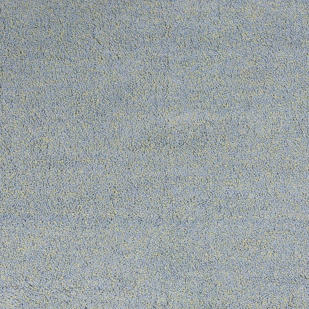 8' Round  Polyester Blue Heather Area Rug