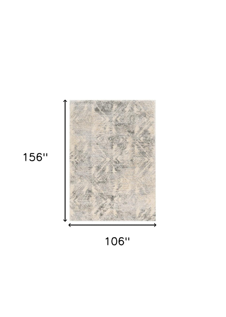 7' X 9'  Polypropylene Ivory Or Grey Area Rug