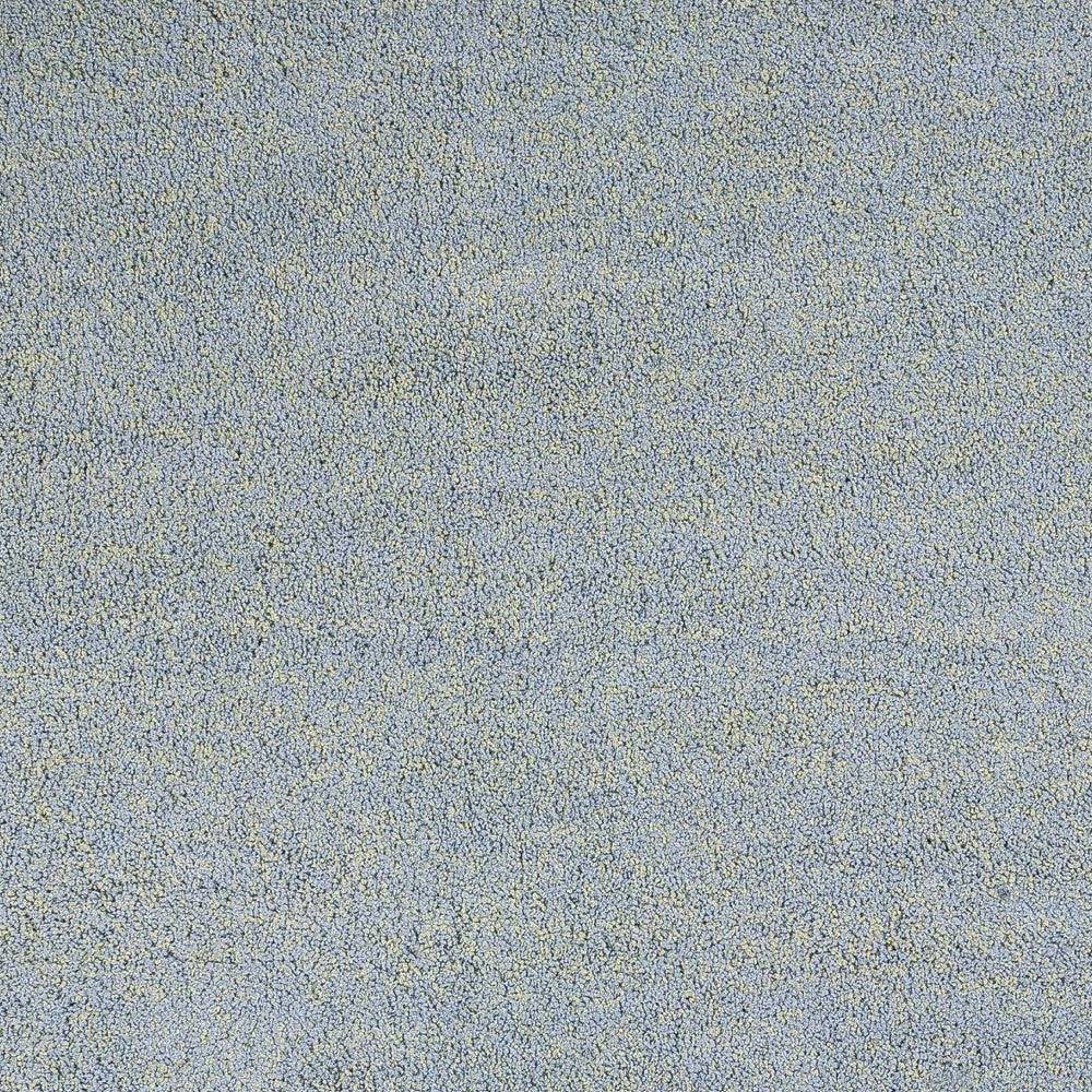 8' Round  Polyester Blue Heather Area Rug