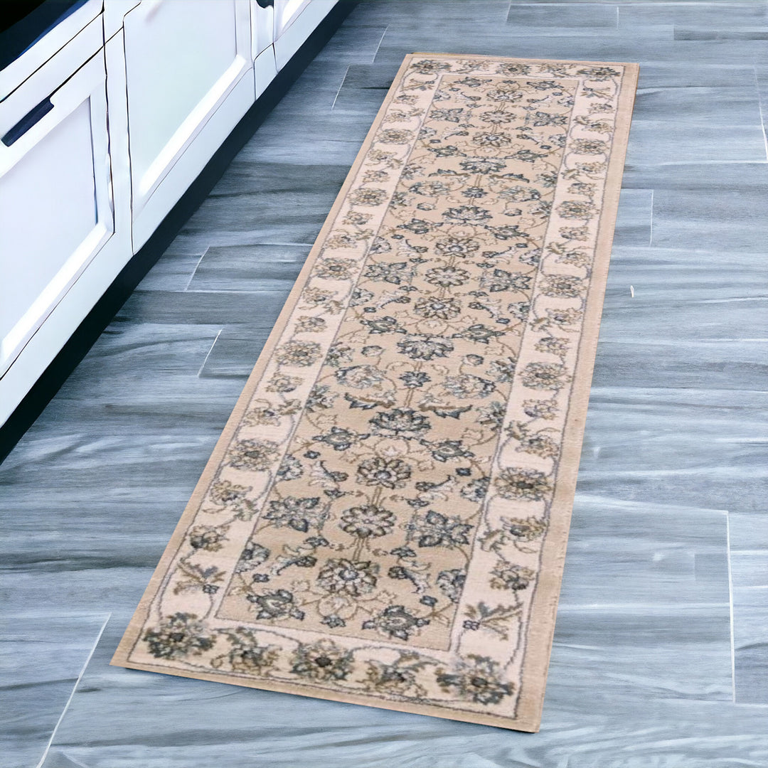 9' X 12'  Polypropylene Beige Or  Ivory  Area Rug