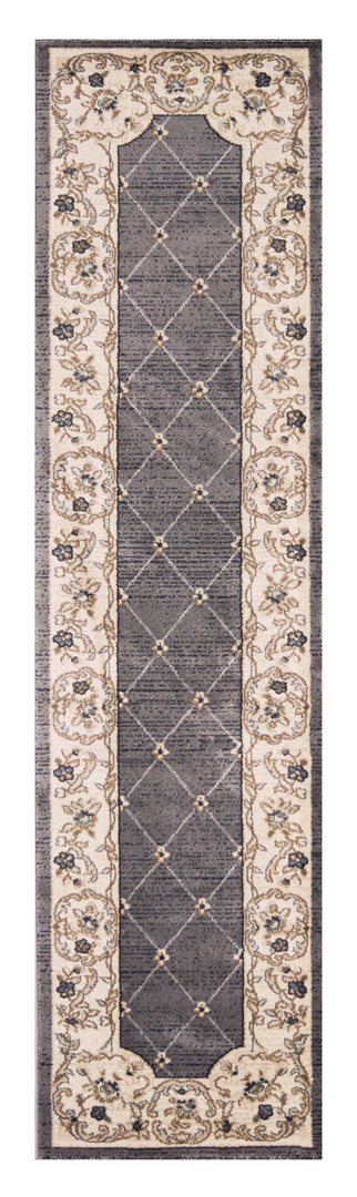 9' X 12'  Polypropylene Grey Or  Ivory  Area Rug