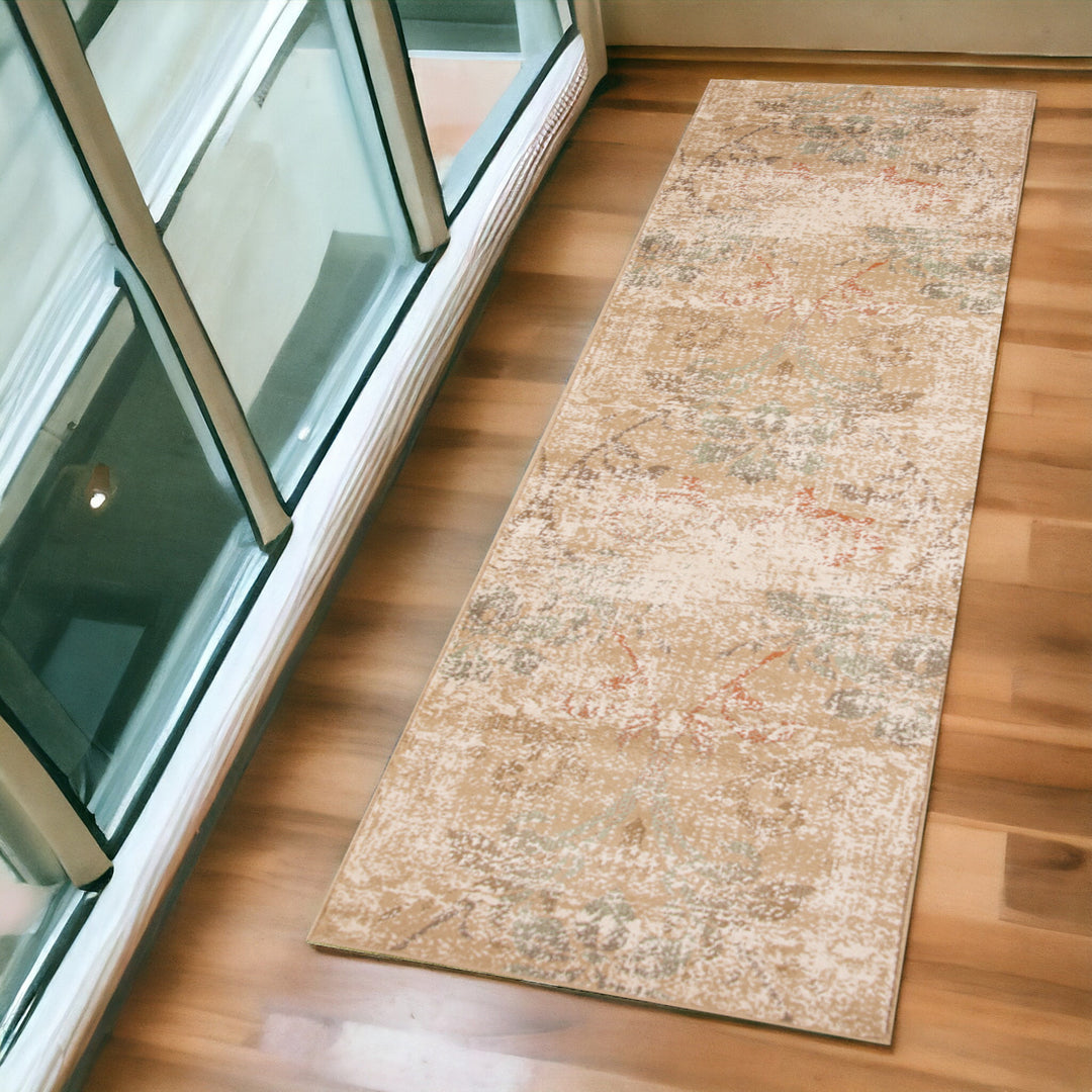 3' X 5' Beige Area Rug