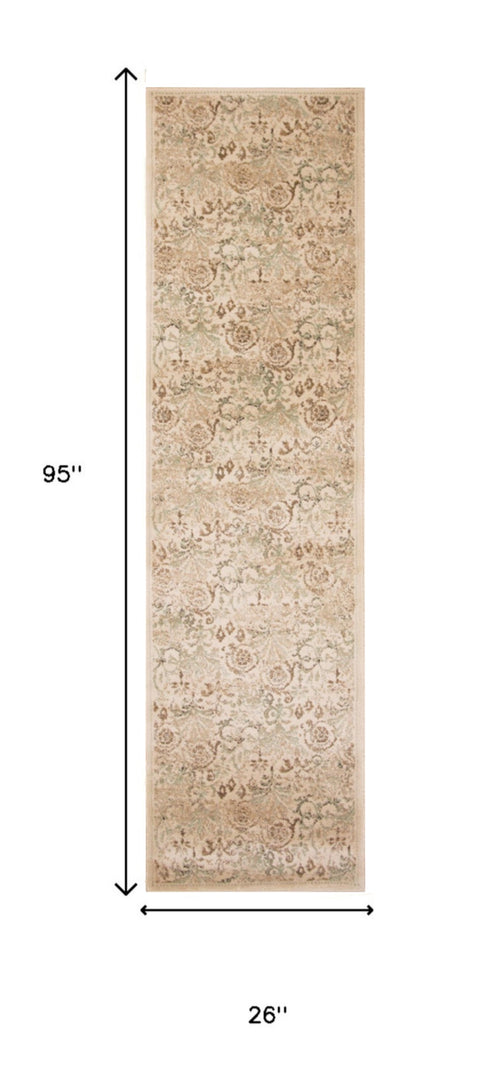 3' X 5' Ivory Area Rug