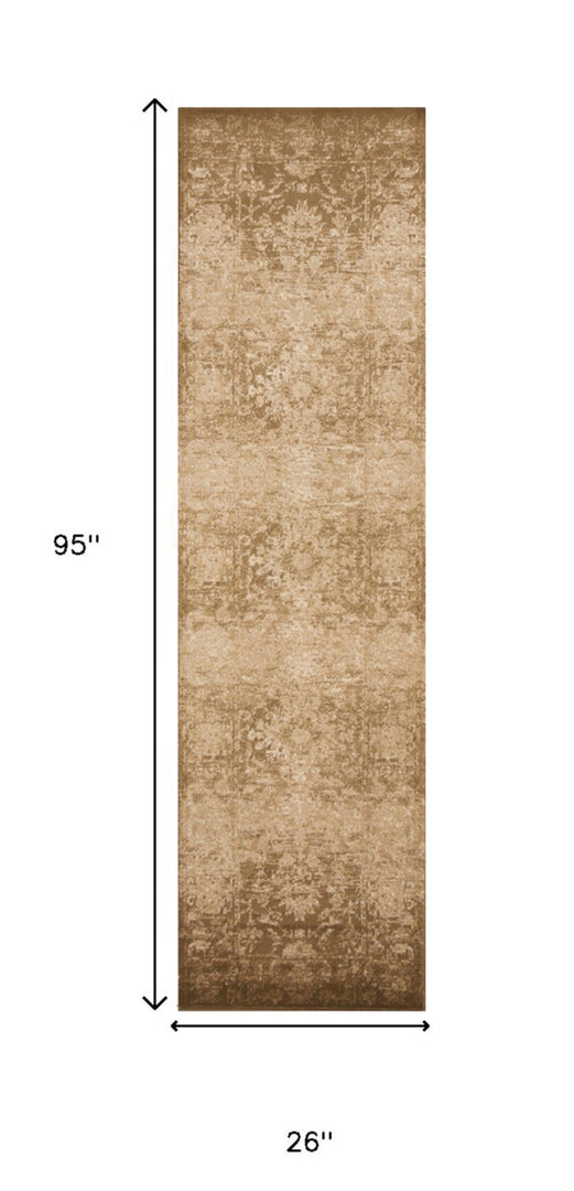 3' X 5' Beige Area Rug