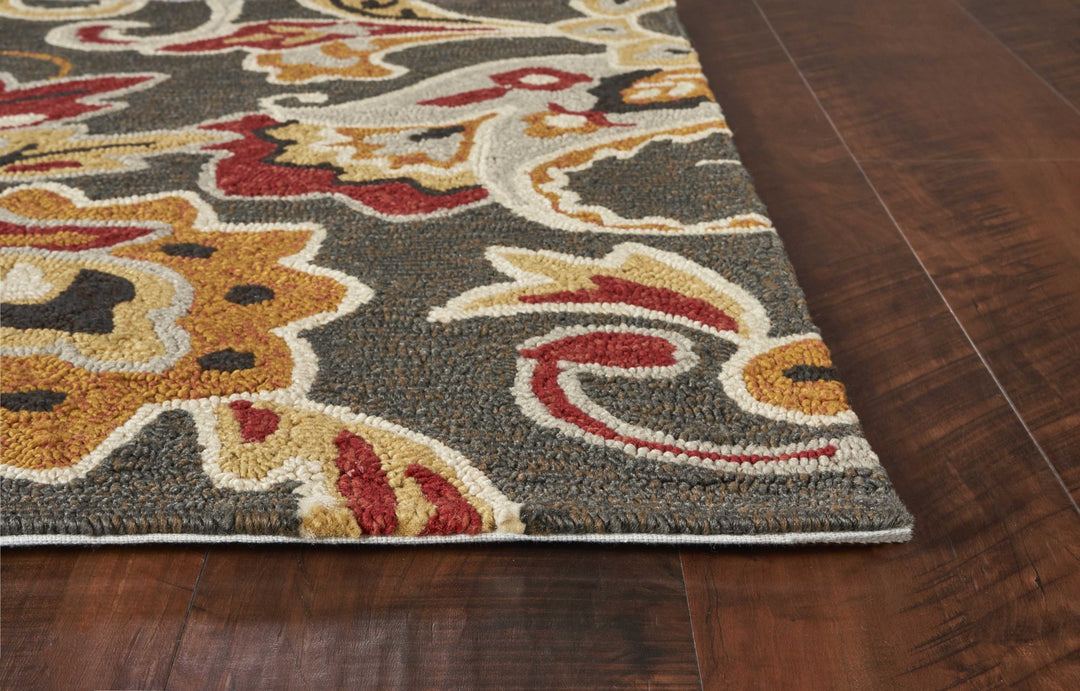 3' X 5' Taupe Hand Tufted Area Rug