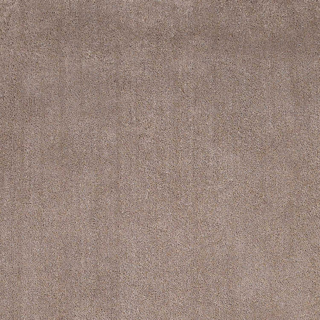 8' Beige Plain Runner Rug