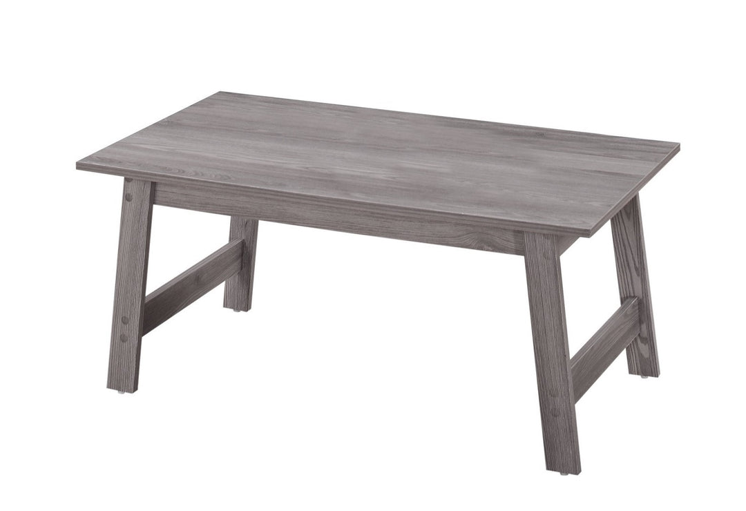 Set of Three 36" Gray Coffee Table