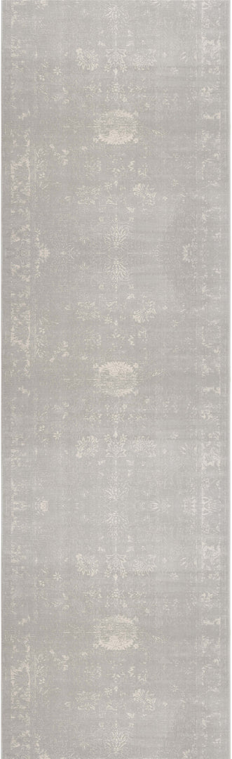 2' X 3' Modern Gray Distressed Scatter Rug