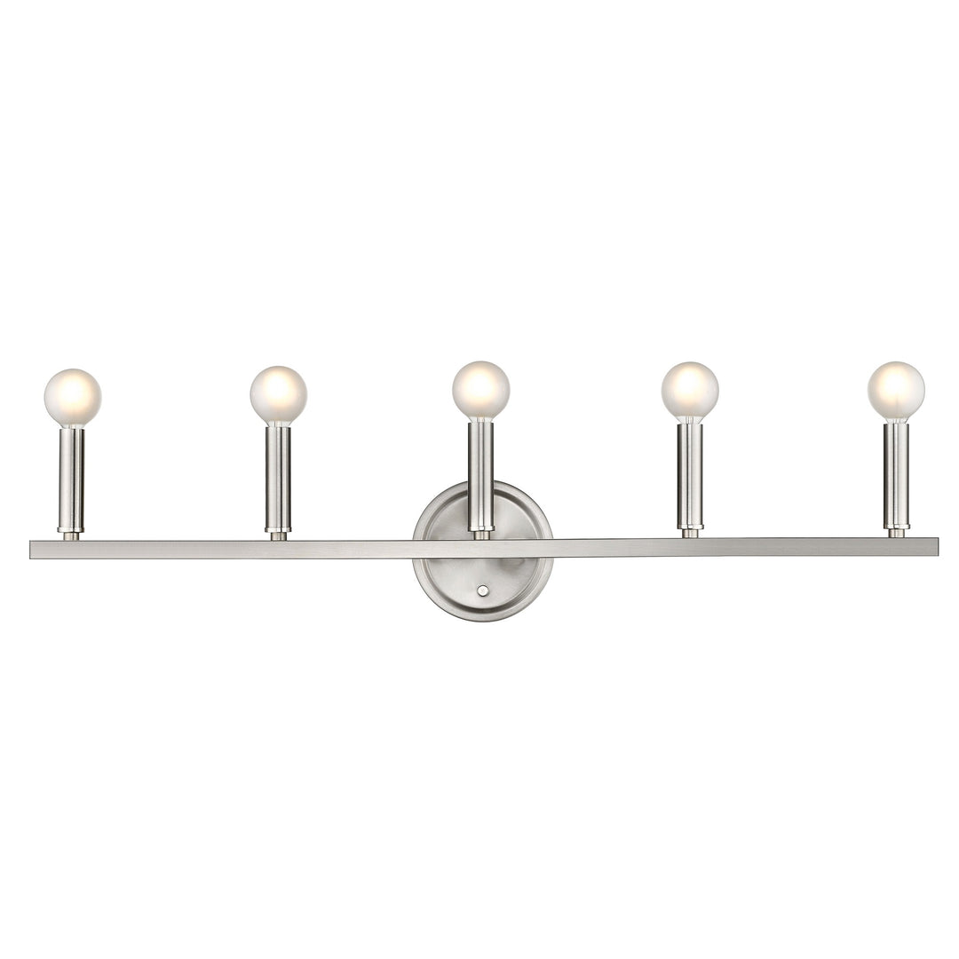 Sawyer 5-Light Satin Nickel Vanity