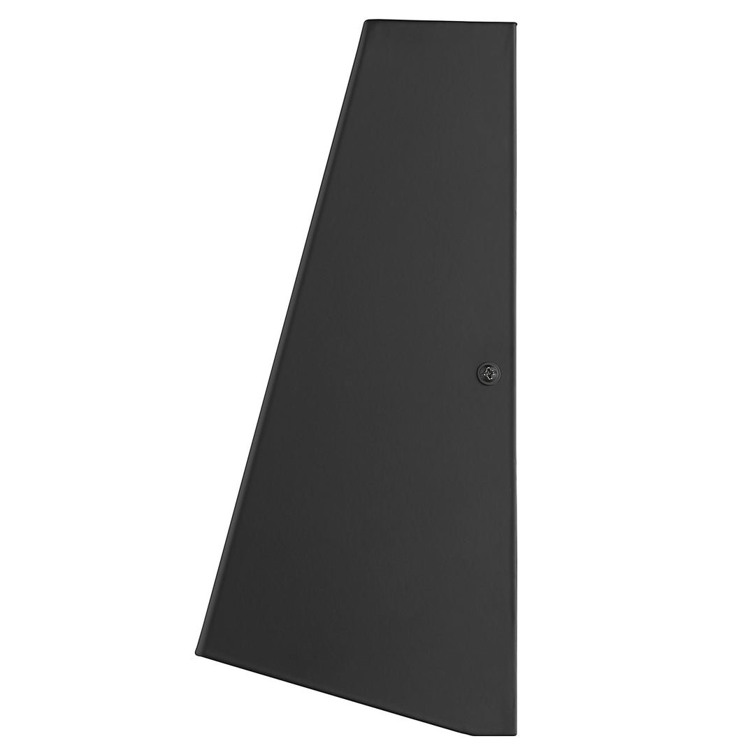 Matte Black Geometric Wall Sconce