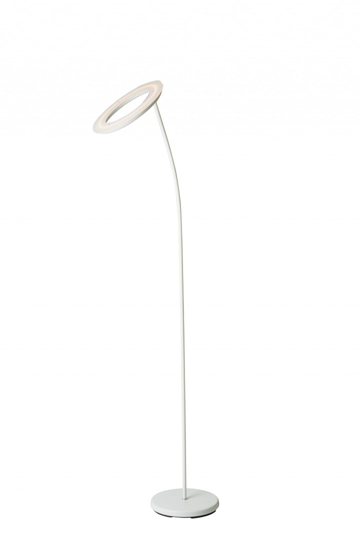 73" White LED Torchiere Floor Lamp