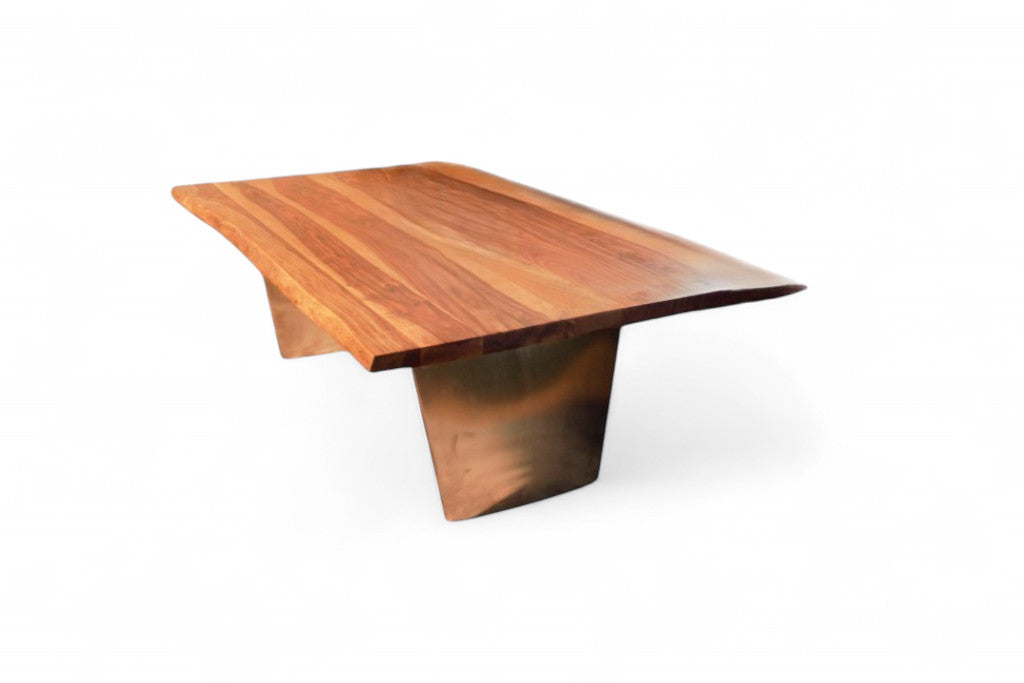 31" Natural Solid Wood Coffee Table