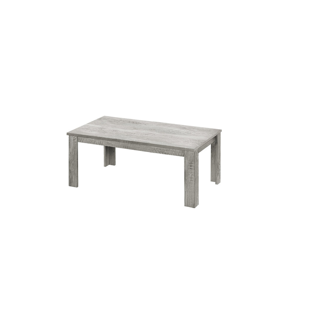 Set of Three 44" Modern Gray Coffee Tables