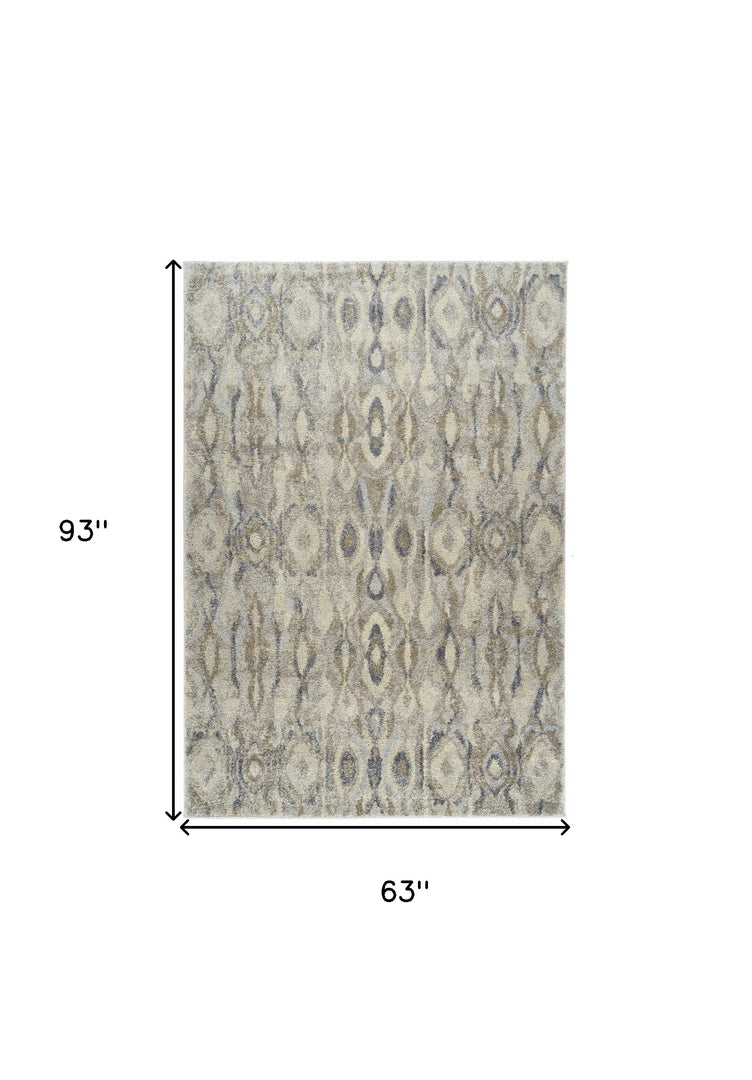 5' X 8' Grey Moroccan Area Rug