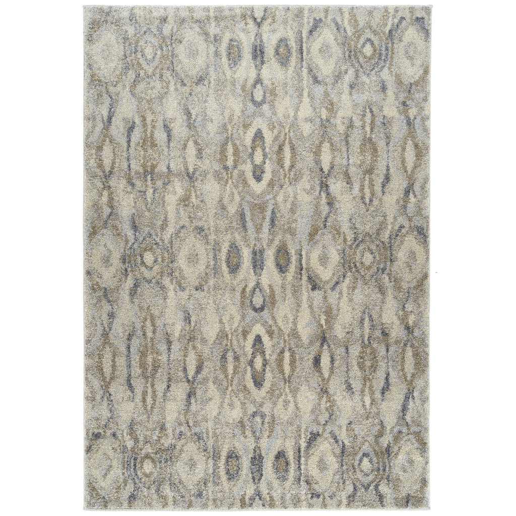 8' X 11' Grey Moroccan Area Rug