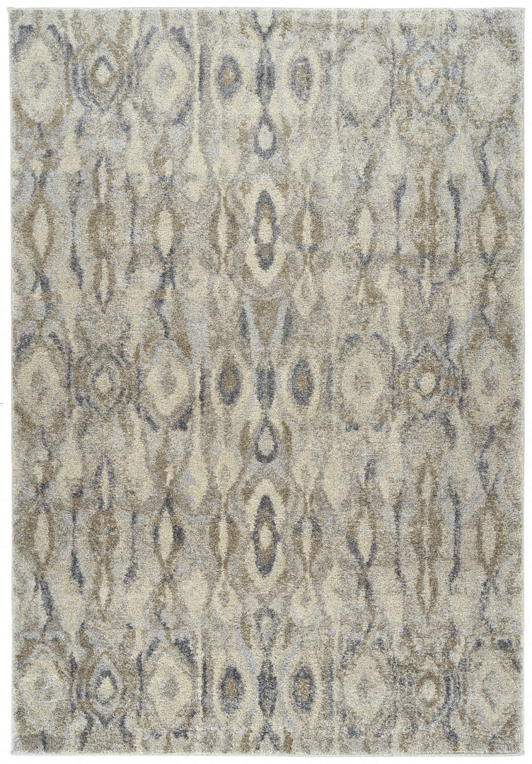 8' X 11' Grey Moroccan Area Rug