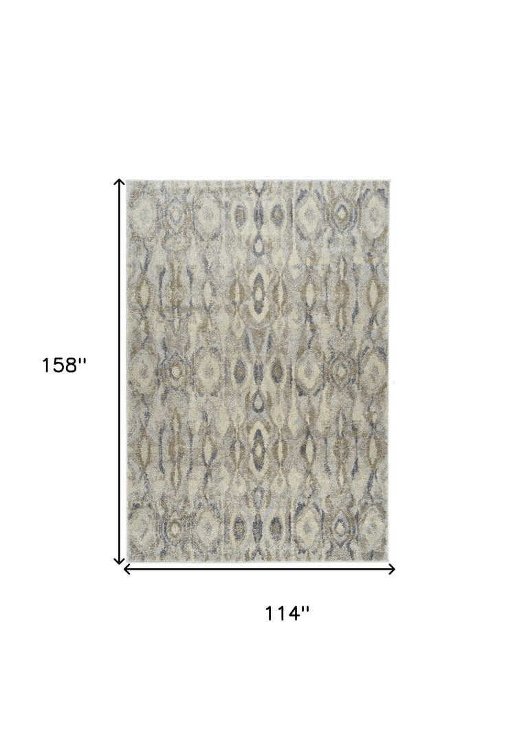 10' X 13' Grey Moroccan Area Rug