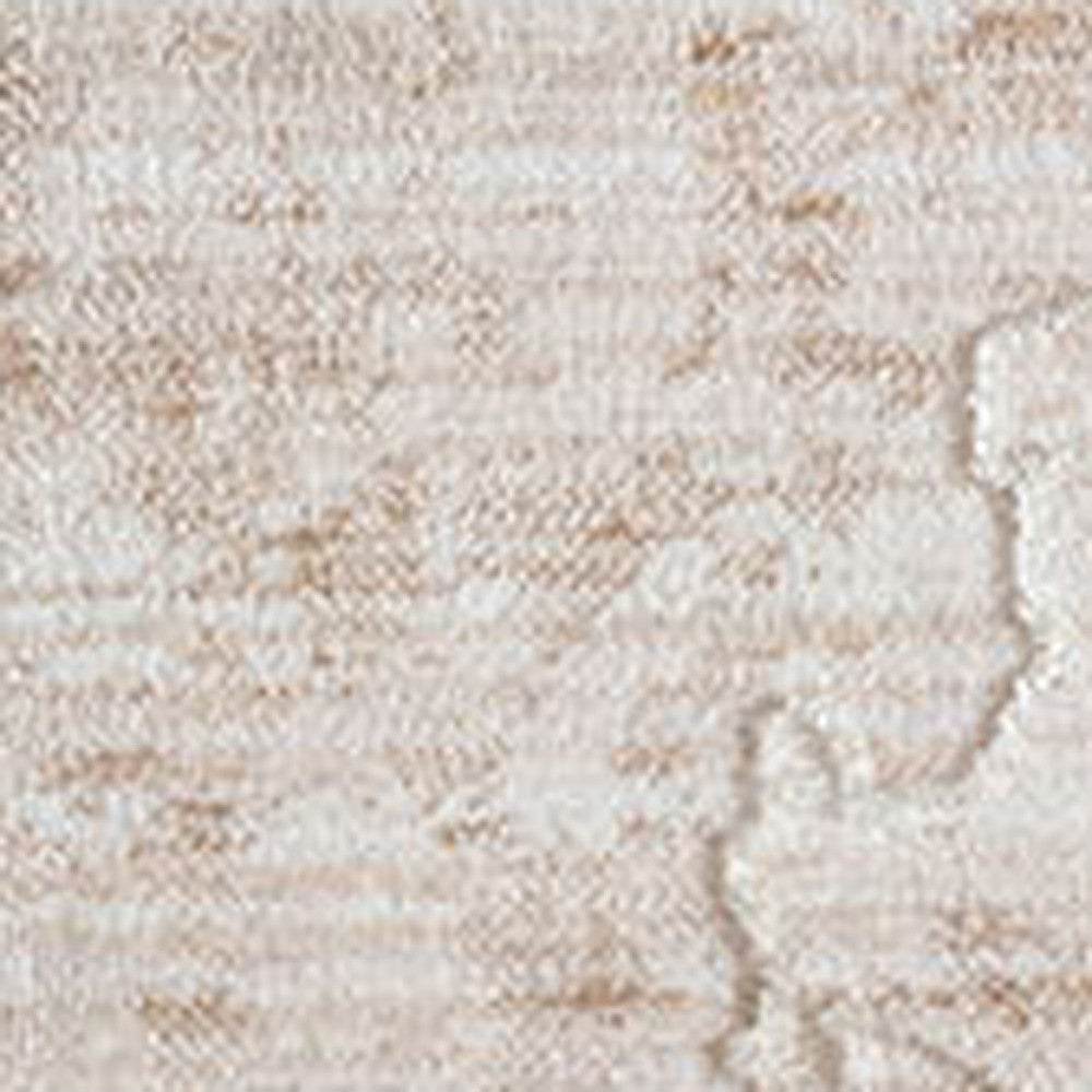 2' X 3' Beige Abstract Area Rug