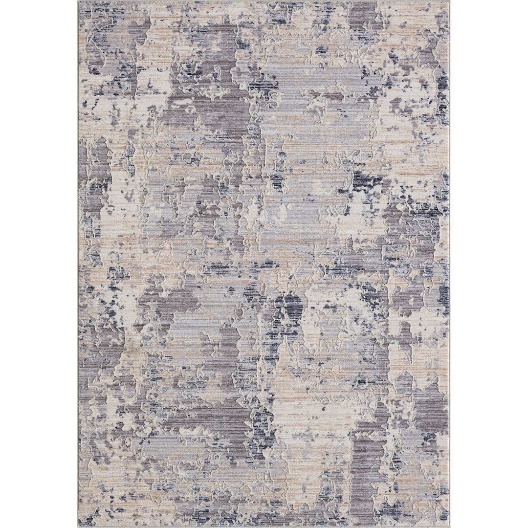 2' X 3' Beige Abstract Area Rug