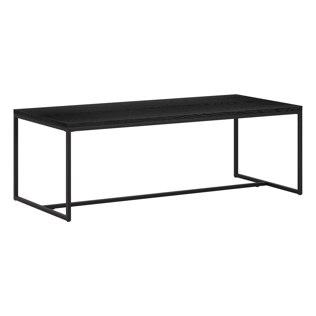 47-Inch Black Modern Coffee Table