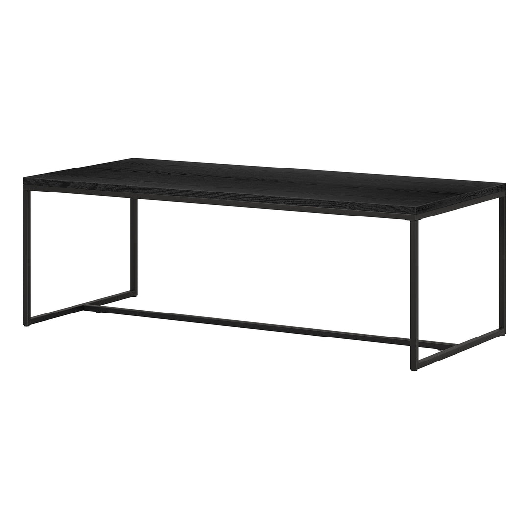 47-Inch Black Modern Coffee Table