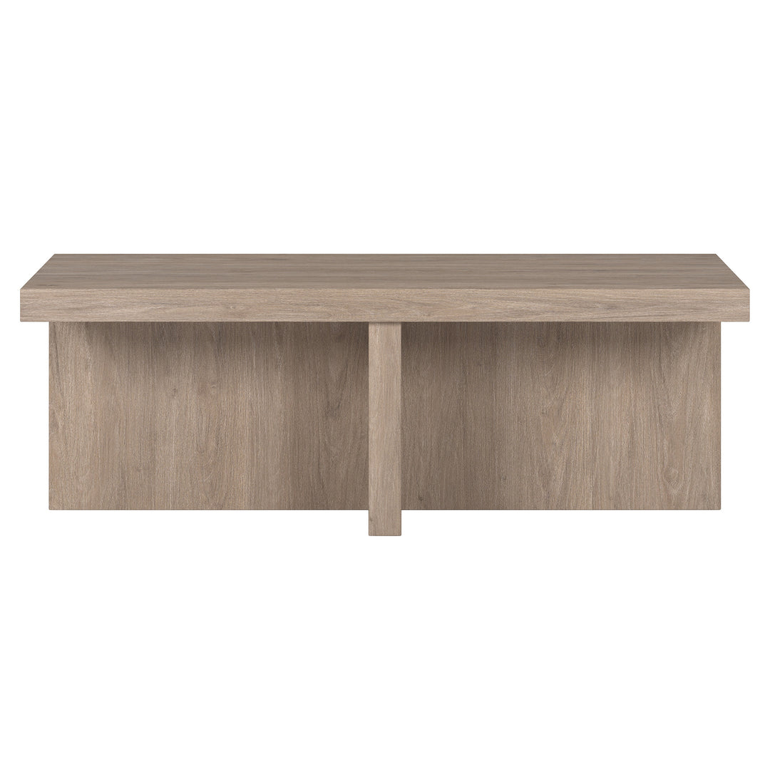 Modern 44" Gray Coffee Table