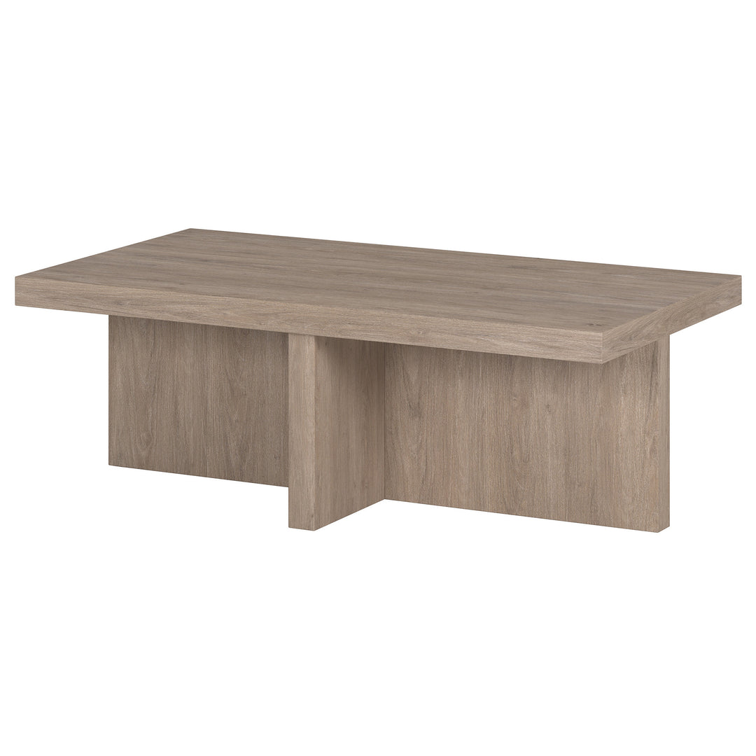 Modern 44" Gray Coffee Table