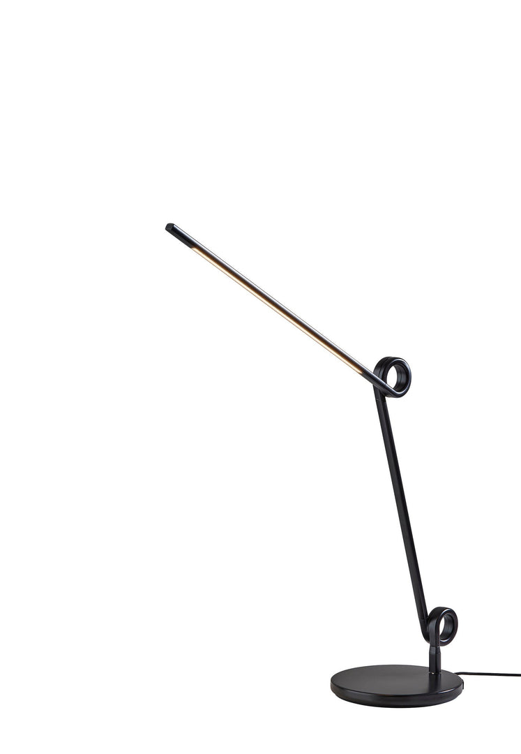 35" Black Metal Novelty Desk Lamp