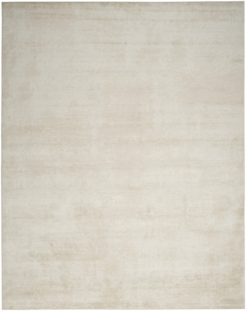 9' X 12' Cream Abstract Area Rug