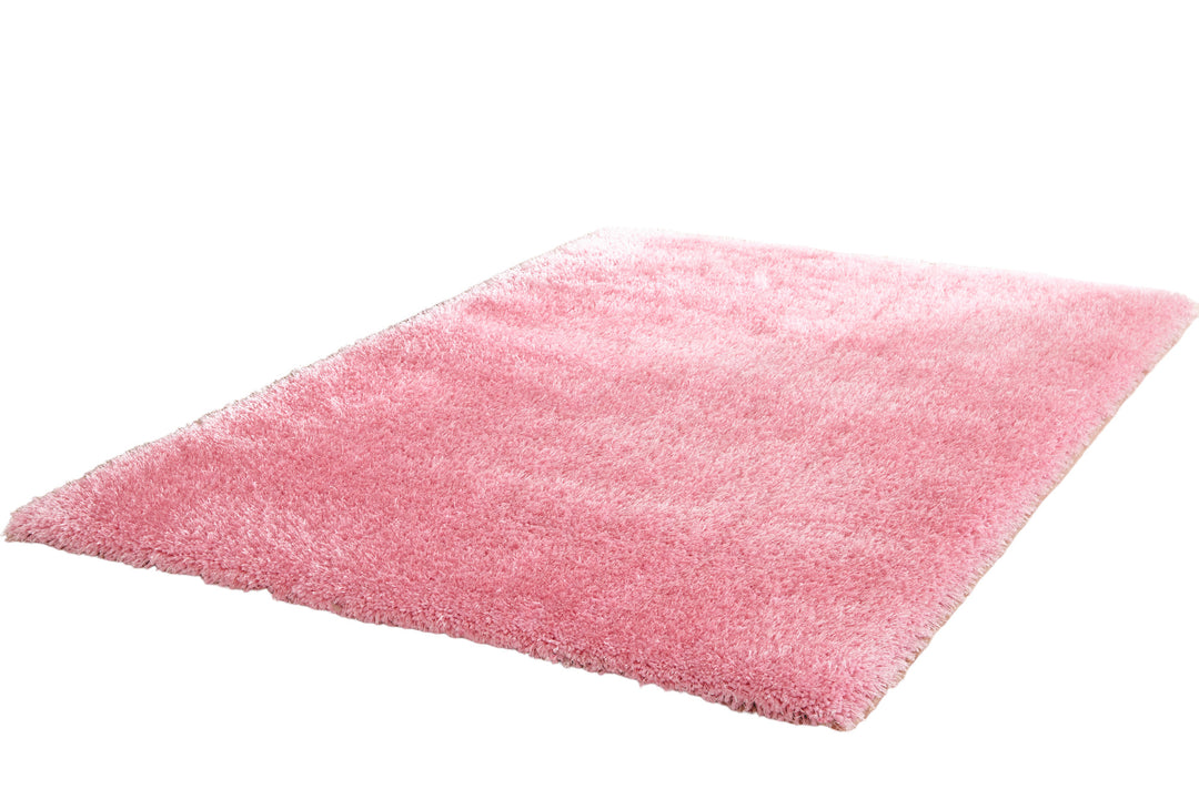 8' X 11' Pink Shag Hand Tufted Area Rug