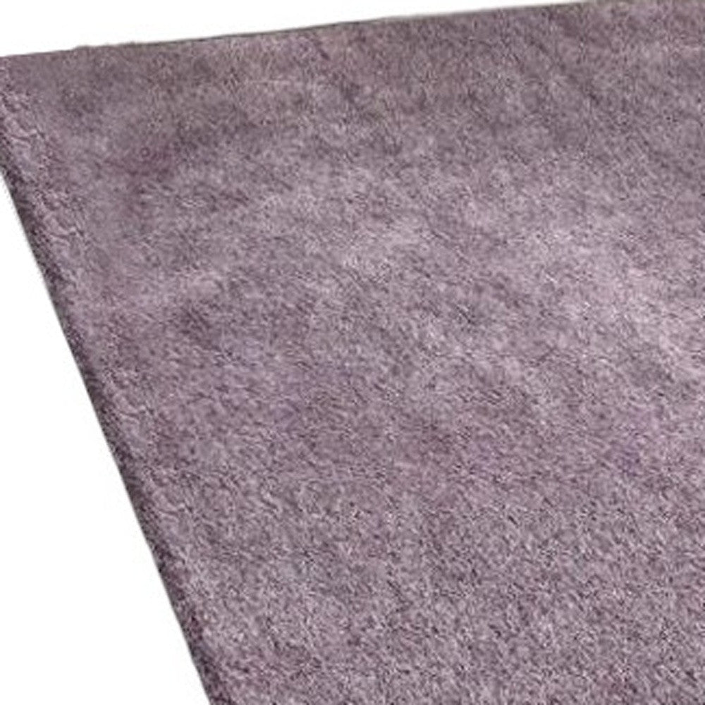 5' X 7' Purple Shag Hand Tufted Area Rug