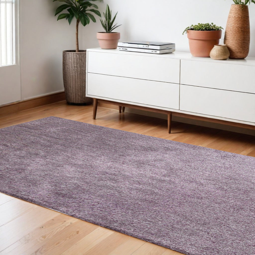 5' X 7' Purple Shag Hand Tufted Area Rug