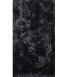 3' X 5' Gray Faux Sheepskin Washable Area Rug