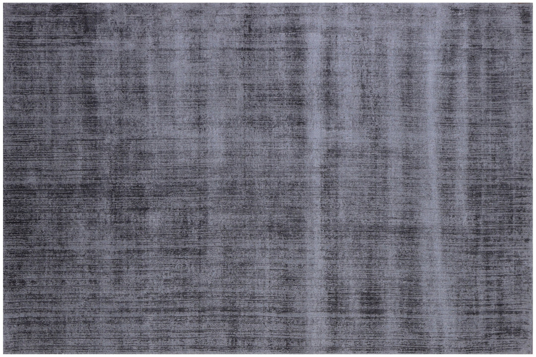 10' X 14' Charcoal Hand Loomed Area Rug