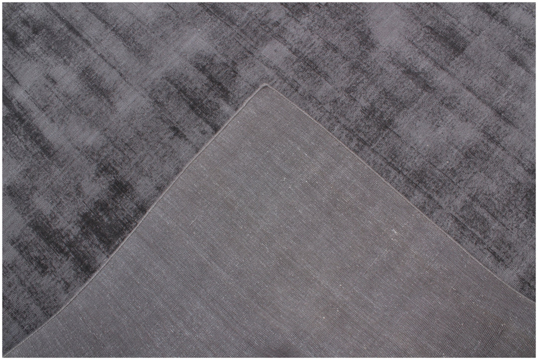 10' X 14' Charcoal Hand Loomed Area Rug