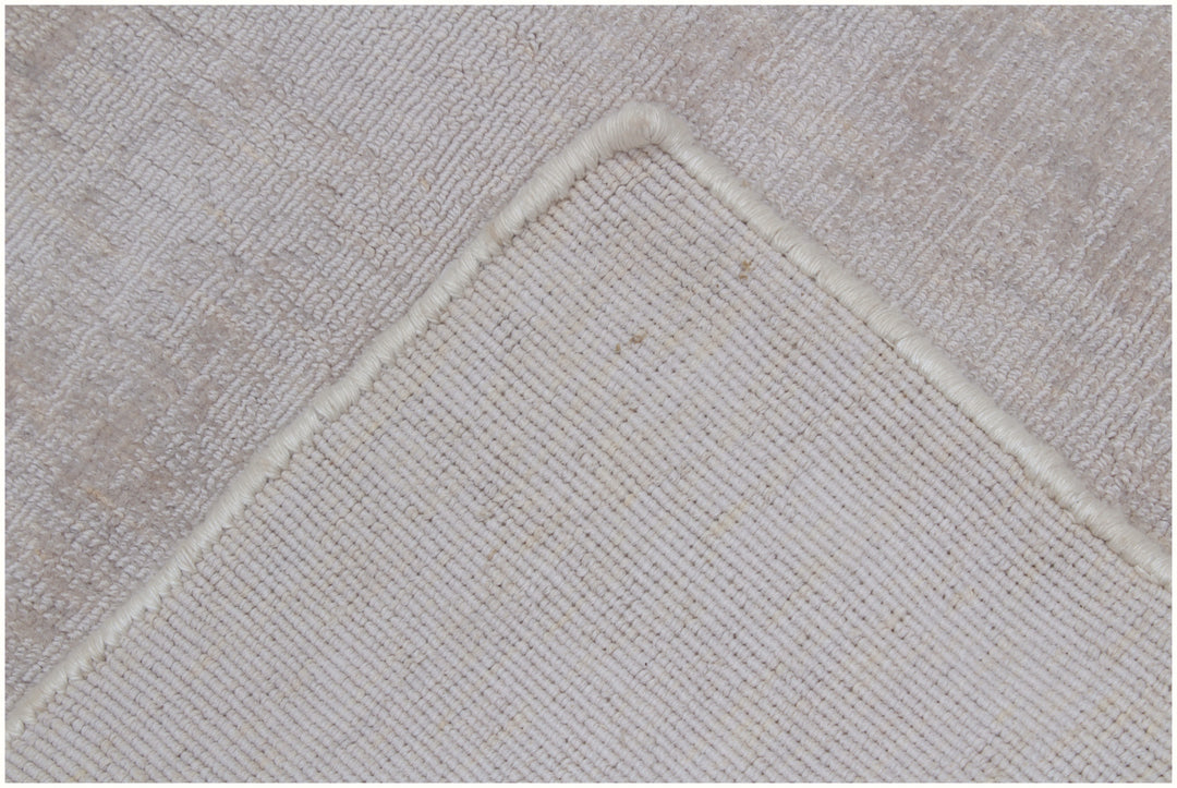 10' X 14' Taupe Hand Loomed Area Rug