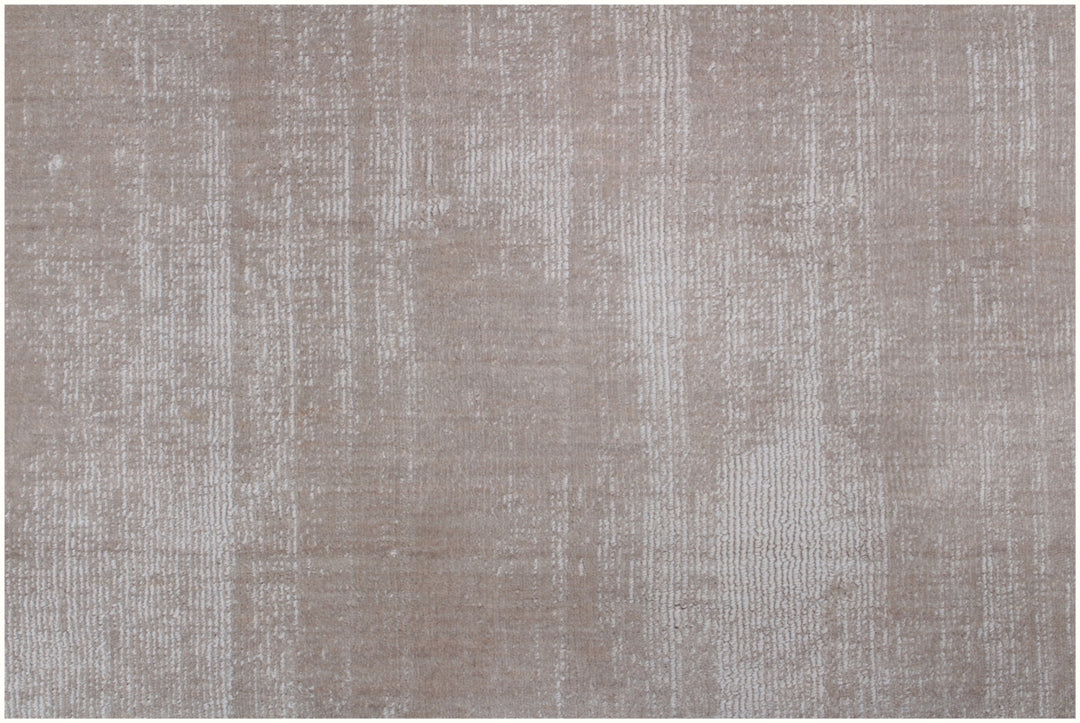 10' X 14' Beige Hand Loomed Area Rug