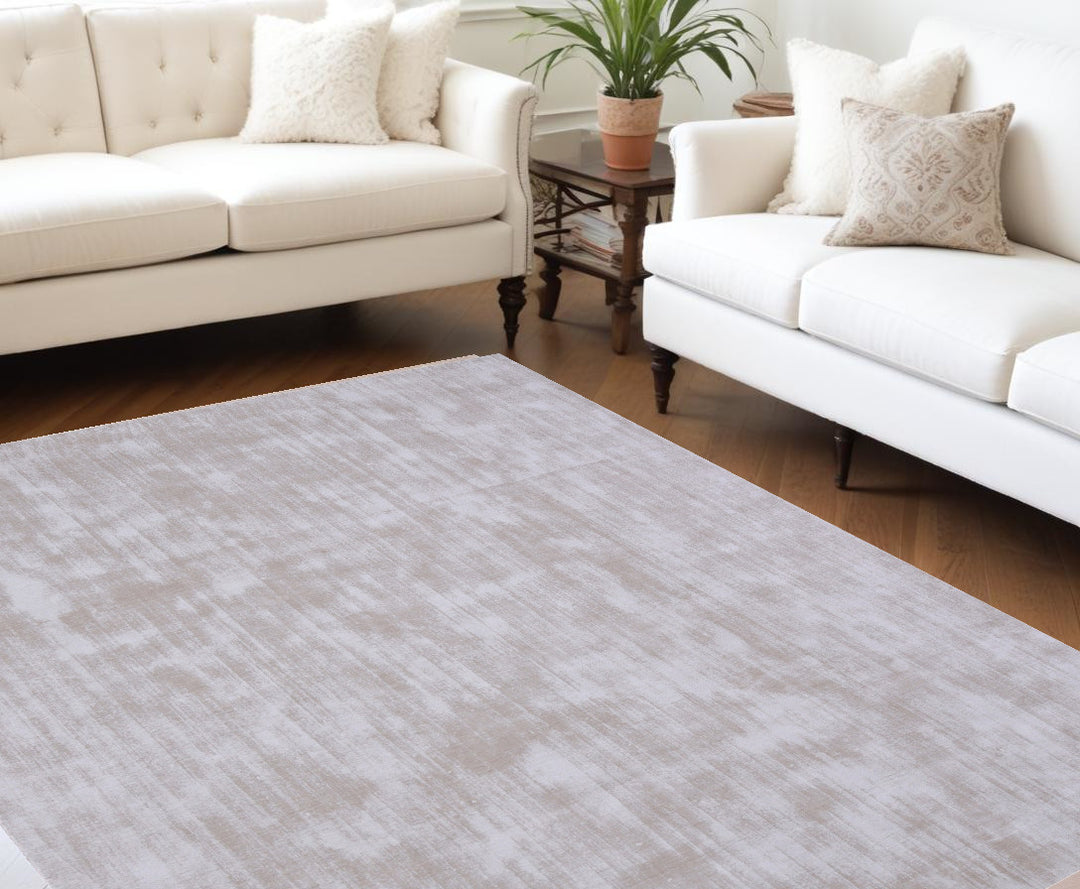 10' X 14' Beige Hand Loomed Area Rug