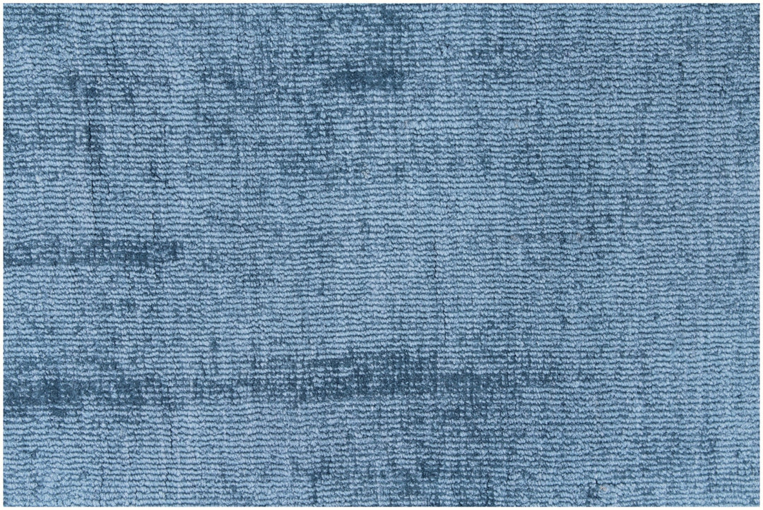 10' X 14' Denim Blue Hand Loomed Area Rug