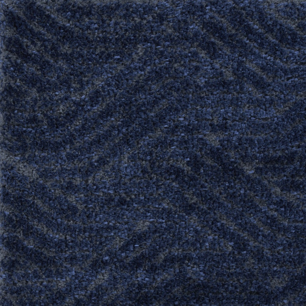 2' X 3' Blue Abstract Power Loom Area Rug