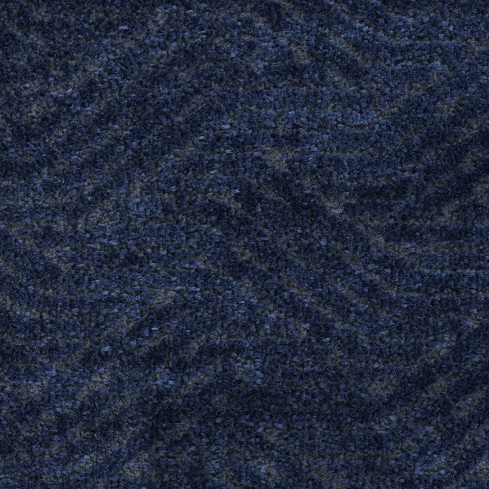 2' X 3' Blue Abstract Power Loom Area Rug