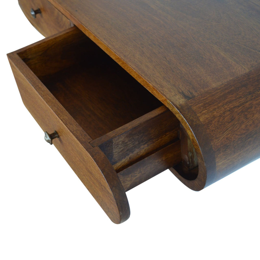 Floating Chestnut London Console - Element & Elm