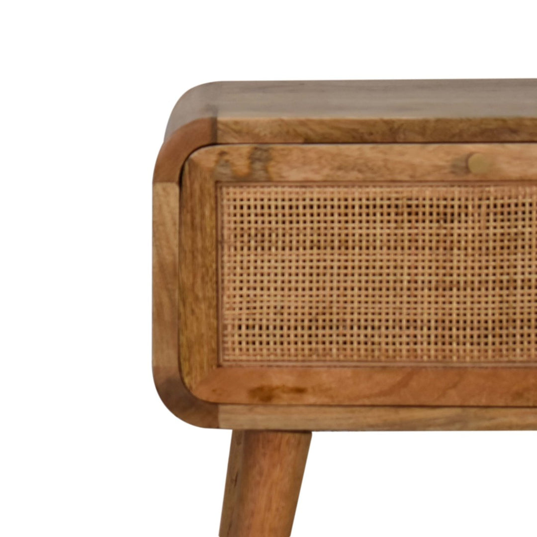 Mini Woven Nightstand - Element & Elm