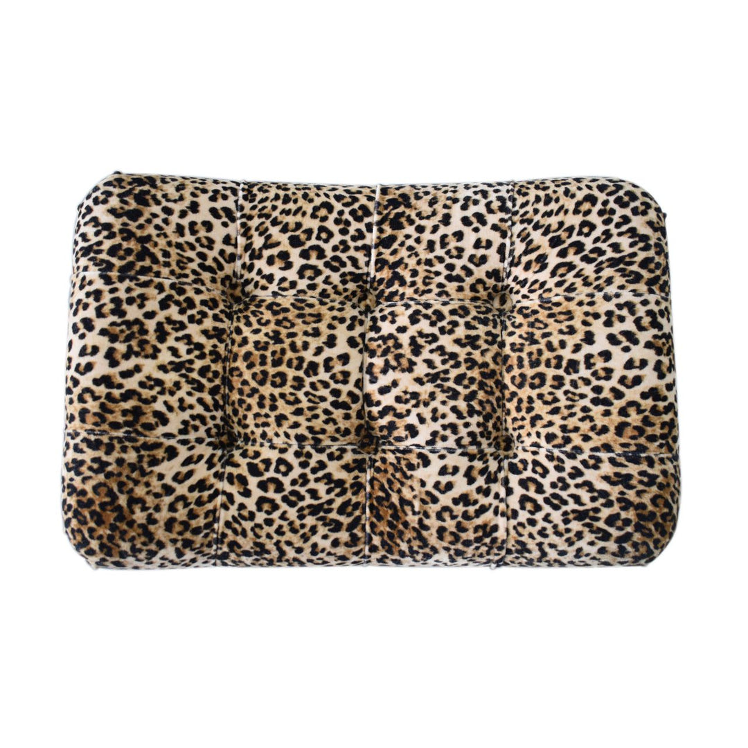 Leopard Print Curved Bench - Element & Elm