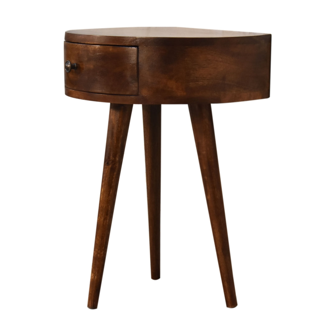 Chestnut Semi Circle Nightstand