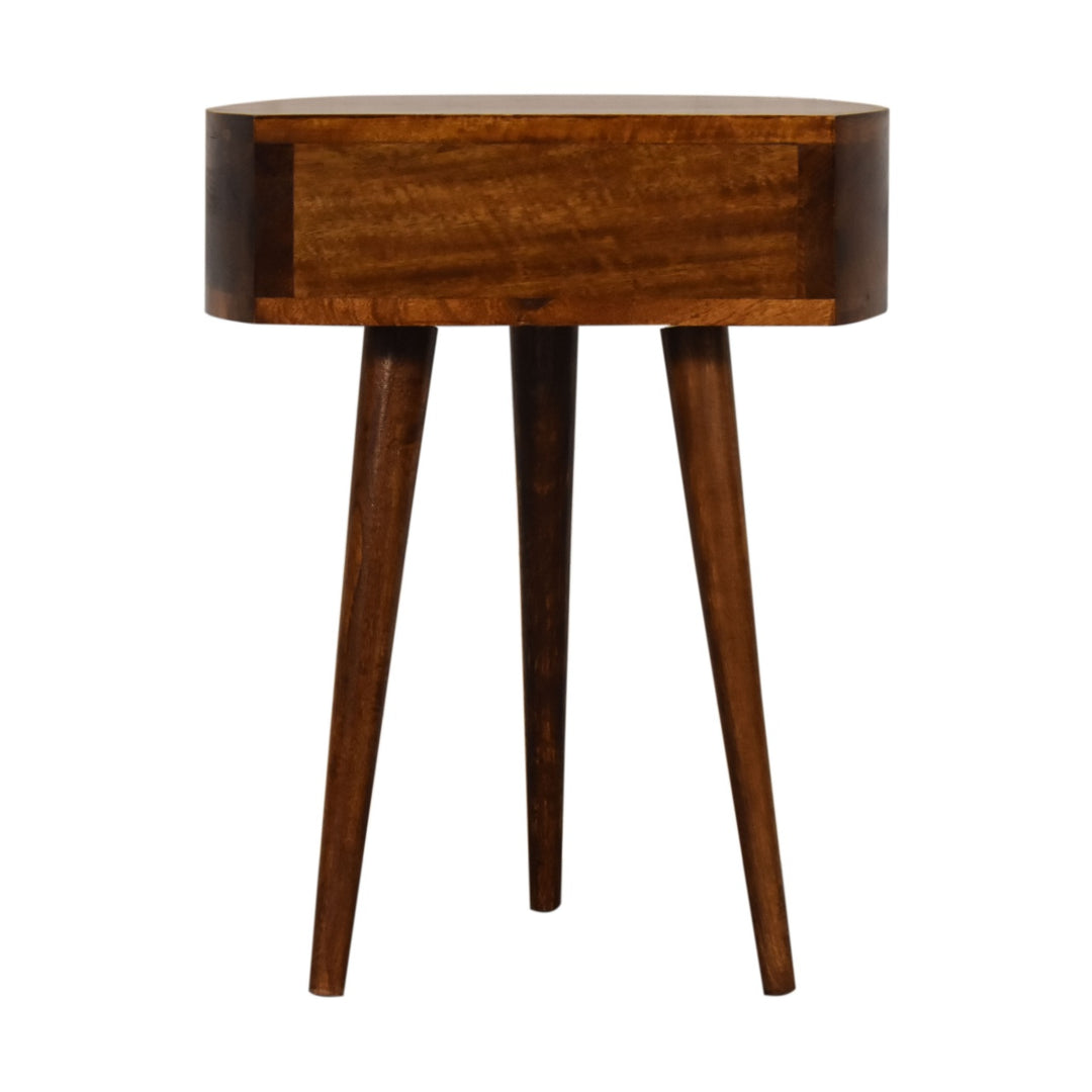 Chestnut Semi Circle Nightstand