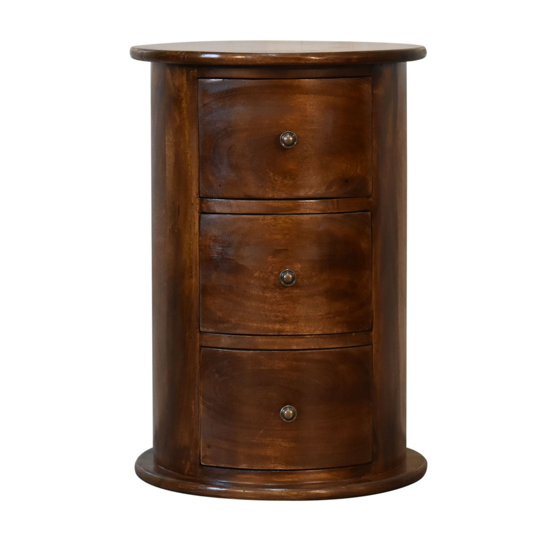 3 Drawer Chestnut Drum